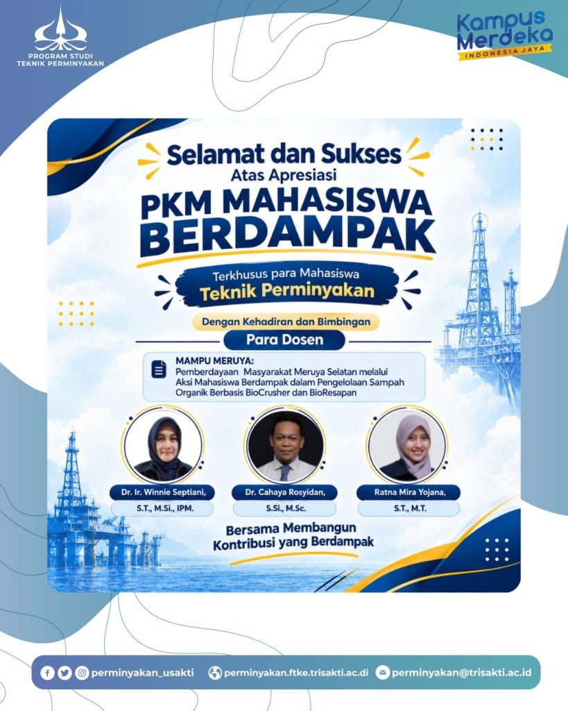 SELAMAT DAN SUKSES ATAS APRESIASI PKM MAHASISWA BERDAMPAK 2026!